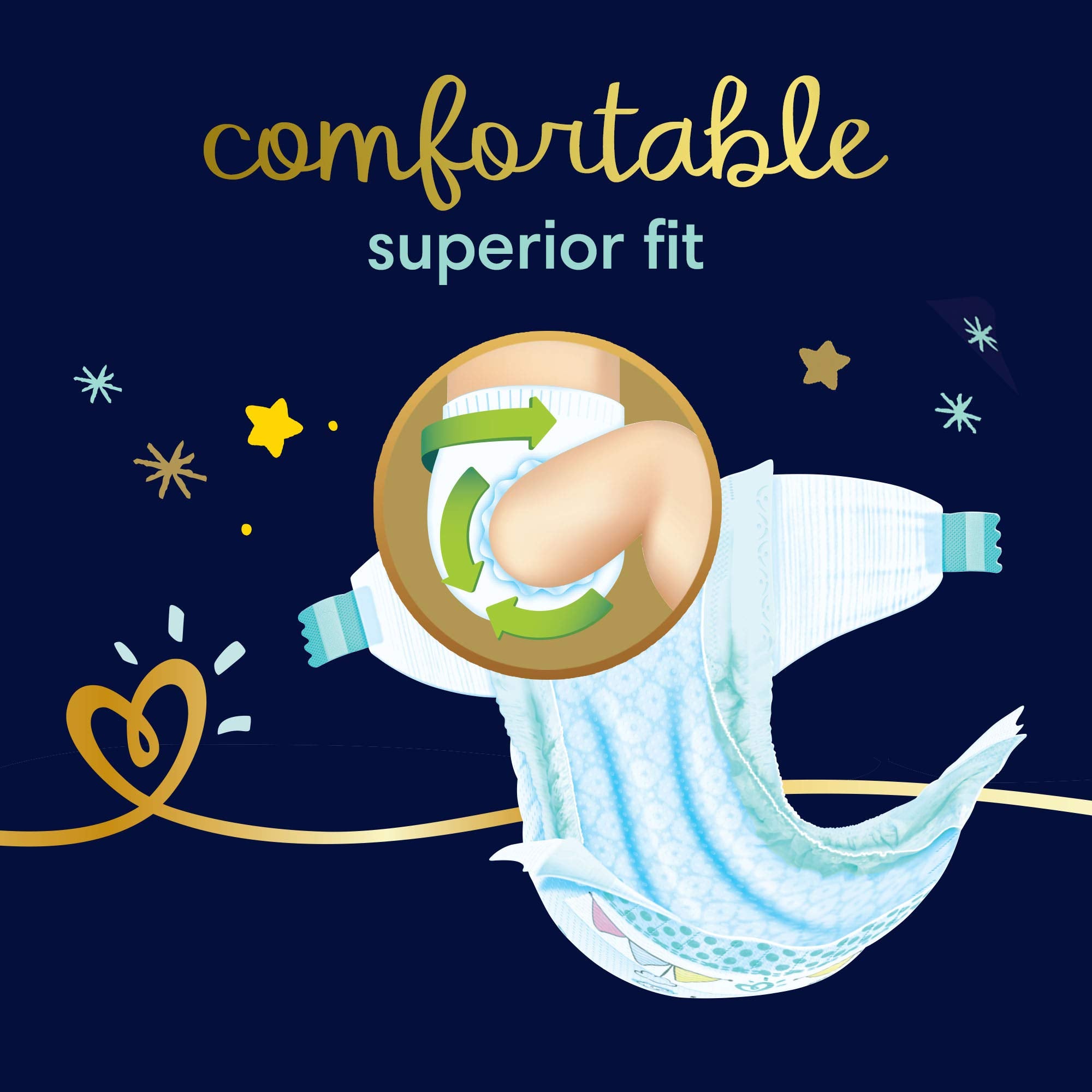 Pampers Premium Care Extra Sleep Protection Night Diapers, Size 5, 12-17Kg, 40 Diaper Count حفاضات بامبرز بريميوم كير لحماية اضافية اثناء النوم، مقاس 5، 12-17 كجم، عدد 40 حفاضة Pampers Premium Care Extra Sleep Protection Night Diapers, Size 5, 12-17Kg, 40 Diaper Count حفاضات بامبرز بريميوم كير لحماية اضافية اثناء النوم، مقاس 5، 12-17 كجم، عدد 40 حفاضة